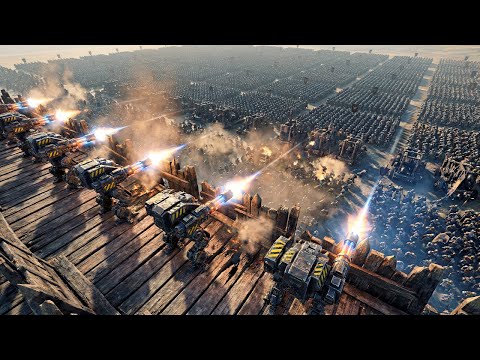 Unstoppable TSUNAMI: 4,000,000 Beastlords & Uruks vs T45 Shotgun! UEBS 2