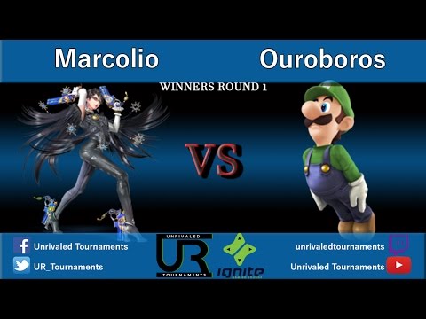 Ignition #24  WINNERS ROUND 1 - Marcolio (Bayonetta) vs Ouroboros (Luigi, King Dedede)