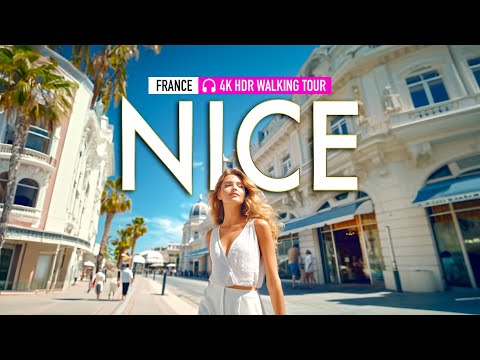 Experience Nice Walking Tour in France | Ultra High Definition | 4K60fps HDR City Walk