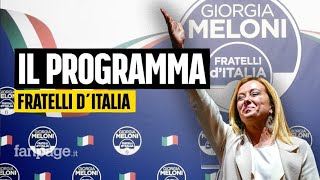 Il programma politico di Giorgia Meloni: cosa cambia col centrodestra al governo