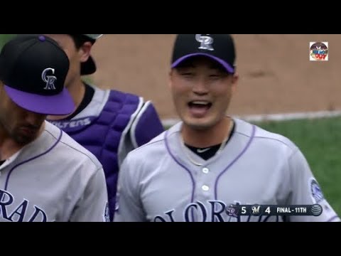 180805 What OH Play! 호수비로 이적 후 첫 세이브 콜로라도 오승환 vs 밀워키 브루어스 1이닝 무실점 투구 영상 하이라이트