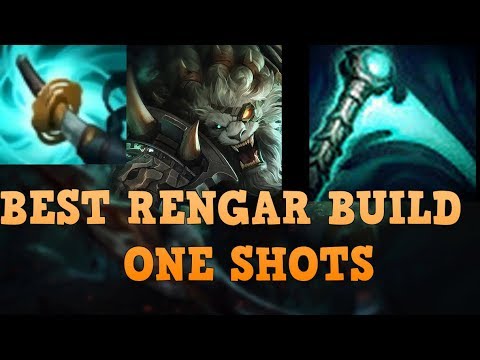BEST RENGAR ONE SHOT NEW BUILDS - OP 100% CRIT ITEM