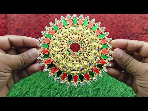 Celestial Lord Vishnu Sudrashan Chakra for Idol Murti - 5x5 video