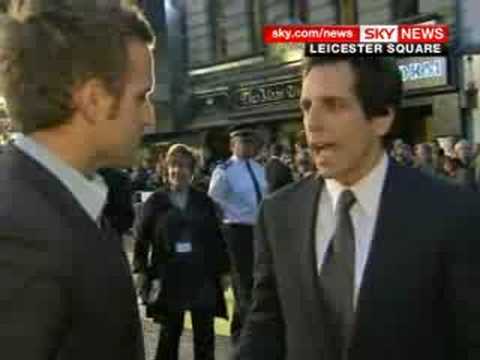 Sky News Chats To Ben Stiller At Tropic Thunder Premiere