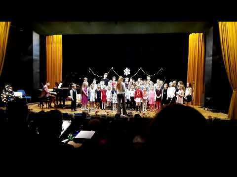 Vánoční koncert Paskov kino, 14.12.2017, přípravka, Dál sníh padá
