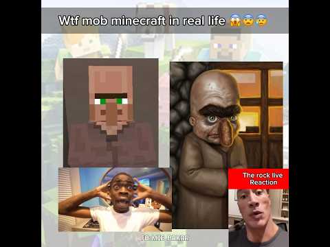 REAL LIFE MOB MINECRAFT! You won't believe your eyes 😱