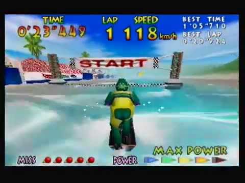 Wave Race 64 - Sunny Beach 1lap in 20.906