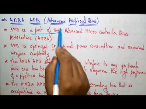 AMBA APB | Embedded Systems | Lec 18 | Bhanu priya