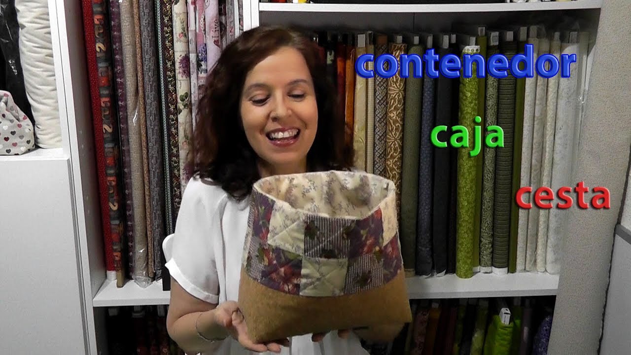 Cómo hacer una Cesta con CORCHO - How To Make A Corcho Casket with Fabric