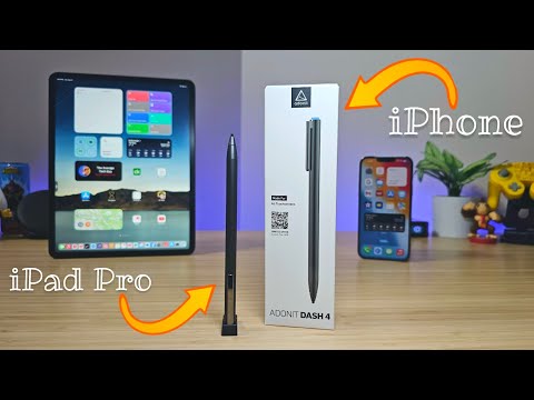 This Apple Pencil Replacement Works with iPad Pro & iPhone: Adonit Dash 4...