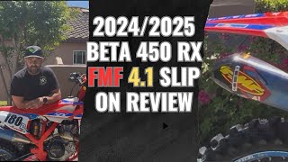 FMF 4.1 slip on review 2025 Beta 450 RX