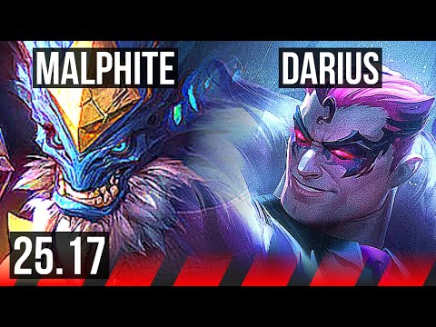 MALPHITE vs DARIUS (TOP) | KR Diamond | 25.17