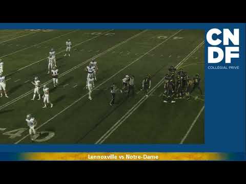 27 août 2021 - Lennoxville vs Notre-Dame (1ère Demie)