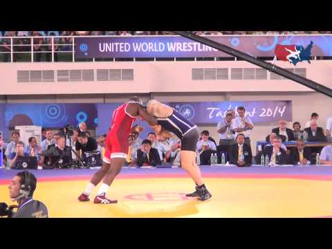 98 KG Round 1 - Caylor Williams (USA) vs Marthin Nielsen (NOR)