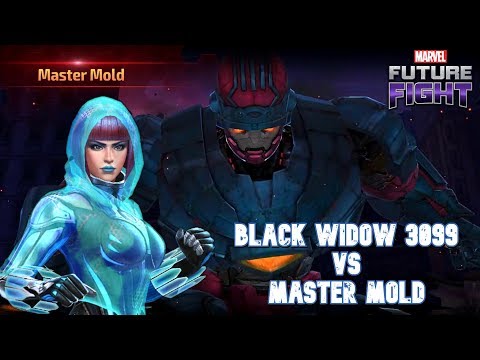 [GBR] BLACK WIDOW 3099 VS MASTER MOLD | MARVEL FUTURE FIGHT