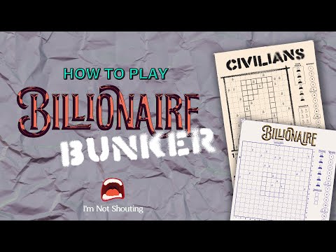 HOW TO PLAY Billionaire Bunker from I'm not Shouting