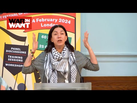 Rafeef Ziadah recites her poem 'We Teach Life, Sir' at #AndStillWeRise festival