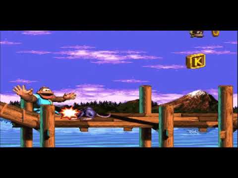 Donkey Kong Country 3 but kiddy kong's crying got replaced