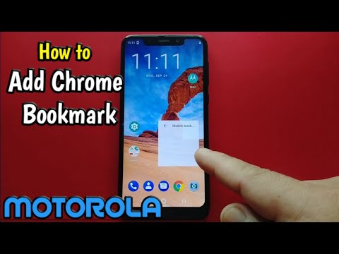 How to Add Chrome Bookmark on Motorola One (XT1941-4)