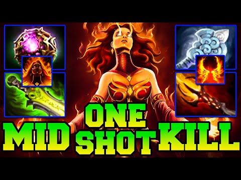 Lina Dota 2 Mid One Shot Kill Pro Gameplay 7.33 Meta Guide Build дота 2 лина