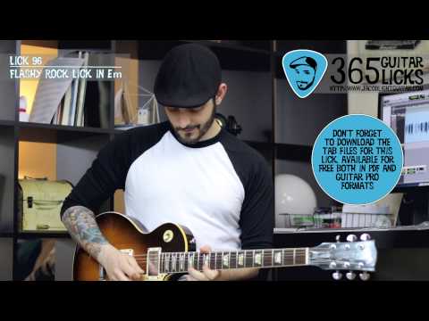 Lick 96/365 - Flashy Rock Lick in Em | 365 Guitar Licks Project