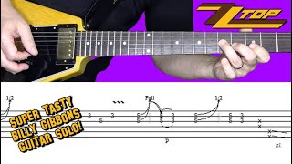 ZZ Top - Cheap Sunglasses - Guitar solos lesson with accurate tabs!
