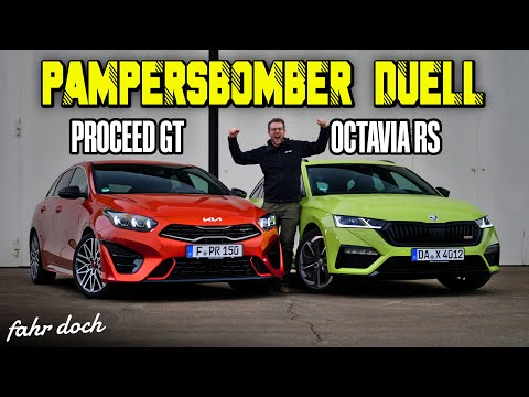€12,000 CHEAPER, but NOT WORSE!? KIA ProCeed GT vs. Skoda Octavia RS Combi | Drive it