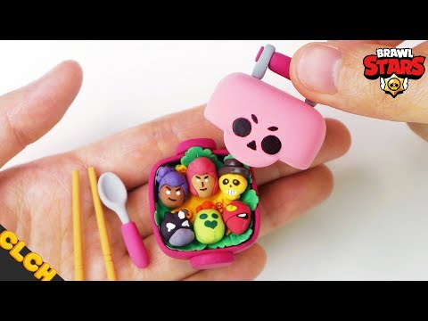 Making Brawl Stars SAKURA SPIKE’S LUNCH BOX miniature - Clay Tutorial🌸🍱