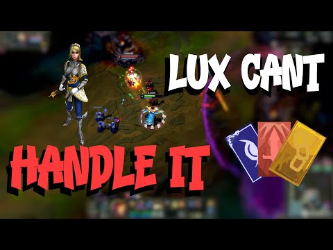 Lux Thought It Was A Game | Twisted fate mid Vs Lux S15