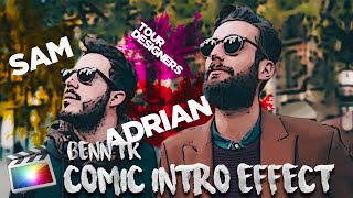 COMIC INTRO EFFECT ! || BENN TK WORLD CRUISE! with MSC || FINAL CUT PRO X