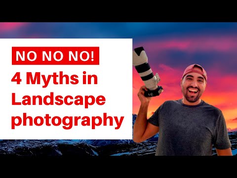 4 Most Common Landscape phography myths that STOPS you from taking better photos.