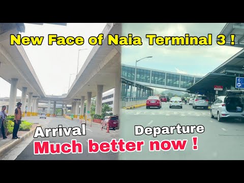 New Face of Naia Terminal 3 ! Much better now ! Ginalingan ng SMC ! Arrival and Departure