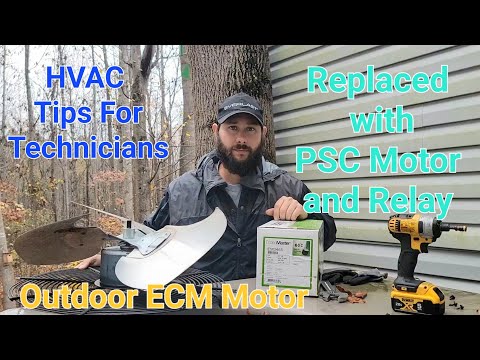 Replace Your Outdoor ECM Motor with a PSC Motor in NO TIME!