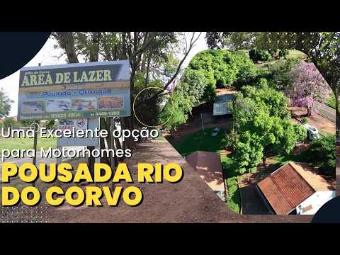 Ponto de Apoio para Motorhomes Quase de Graça no Rio do Corvo - PR