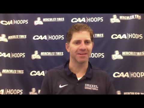 2021 Men's #CAAHoops Tournament Press Conference Game 8 Drexel