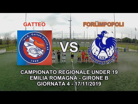 GATTEO VS FORLIMPOPOLI - CAMPIONATO UNDER 19 2019/2020 - GIORNATA 4 - 17/11/2019