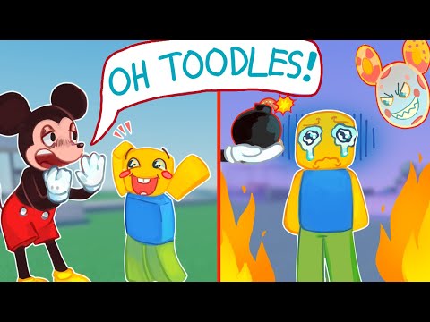 CALLING TOODLES PRANK as MICKEY on ROBLOX VC