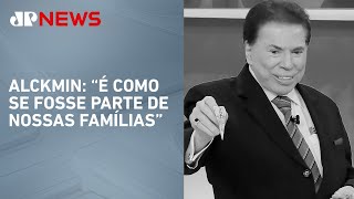 Lula, Tarcísio de Freitas, Geraldo Alckmin e outras autoridades se despedem de Silvio Santos