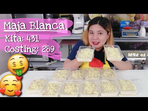 Paano gumawa ng Maja Blanca, Recipe pang Negosyo