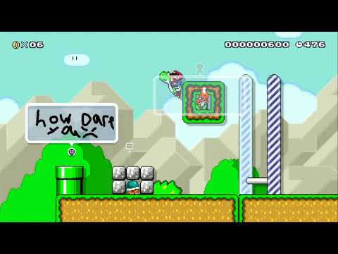 a koppa story 2-C (comments on) by ☆WëXxÝ☆ - Miiverse - SUPER MARIO MAKER - NO COMMENTARY 1bh