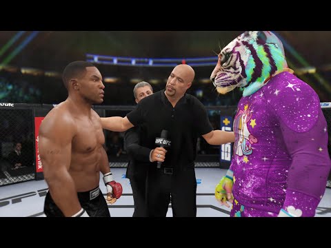 Mike Tyson vs. Magic Tiger - EA Sports UFC 4 - Boxing Club 🥊