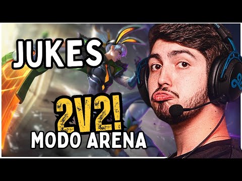 JUKES JOGANDO no 2V2 DE RIVEN (MODO ARENA) - ft. GRATIS150ML