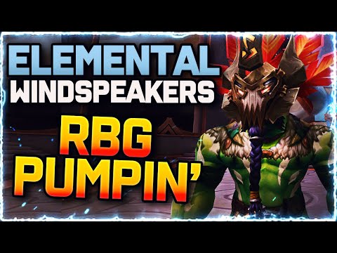 🔥MEATBALLS! Windspeaker Best Lego for RBGs? Elemental Shaman RBG PvP Shadowlands