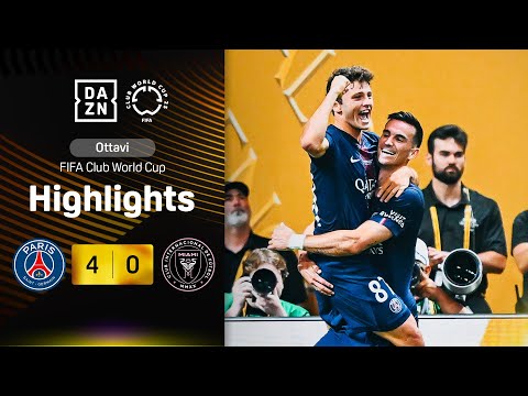 POKER con la DOPPIETTA di JOAO NEVES: PSG-Inter Miami 4-0 | FIFA CWC | DAZN Highlights