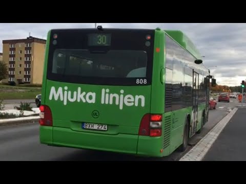 Bus ride line 30 from Källparksgatan to Årsta torg.