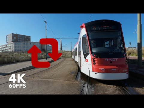 Swapping a BROKEN tram! | ???? HTM Line 11 | ???????? The Hague | 4K Tram Cabview | Siemens Avenio