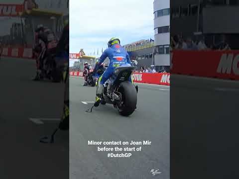 Someone couldn’t wait to start the race 😅 #MotoGP #SeasonRecap #motorsports #superbike