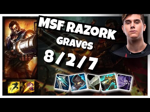 Graves vs Kindred MSF Razork JUNGLE (8/2/7) - v11.1