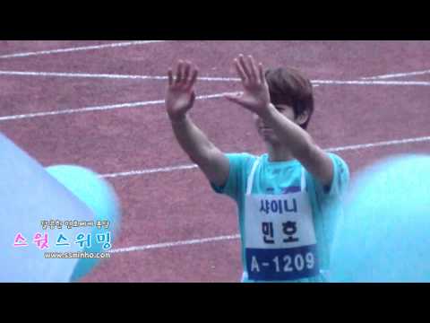 110827 Idol Star athletics championships - Birth of Minho's Self camera ㅍ▽ㅍ