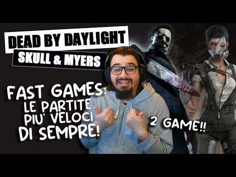 FAST GAME COMPILATION: PARTITE PIU' VELOCI DI SEMPRE! - DBD ITA Gameplay Killer MYERS & SKULL